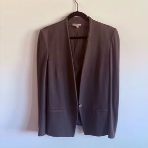 Helmut Lang Green Collarless Blazer